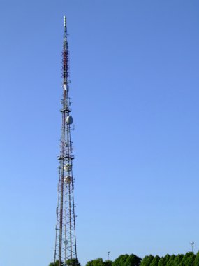 Communications mast 05 clipart