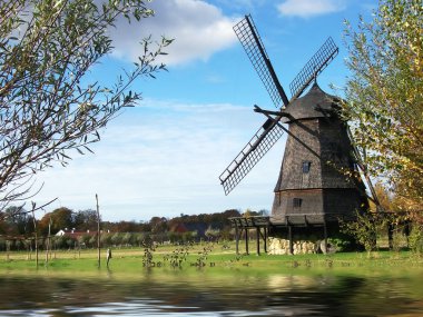 Windmill water clipart