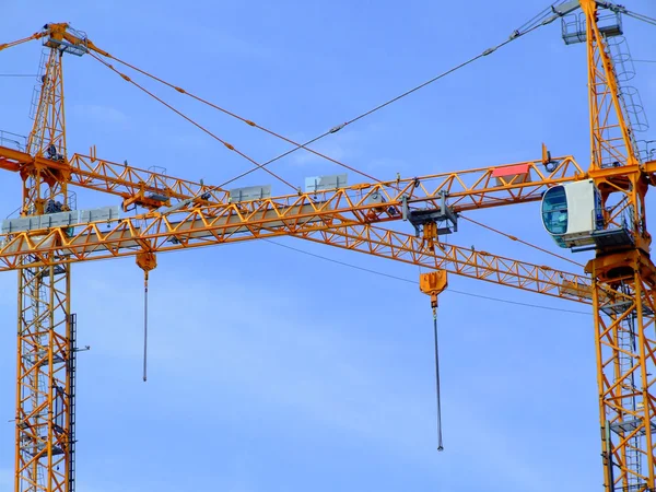 Construction cranes 01 — Stock Photo, Image