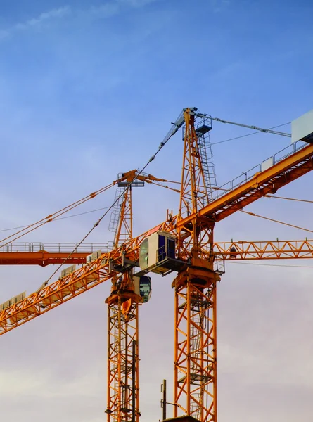 Construction cranes 02 — Stock Photo, Image