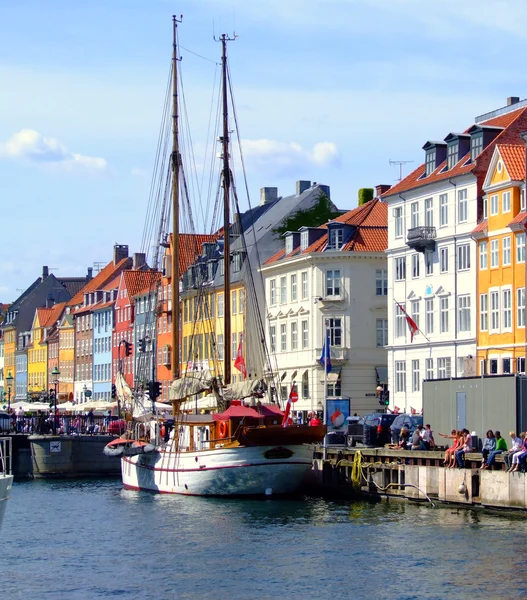 Kopenhag kanal 01 — Stok fotoğraf