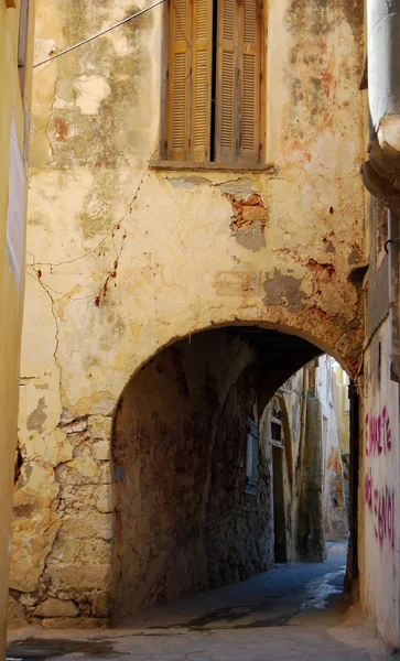 Chania alley — Stock Photo, Image