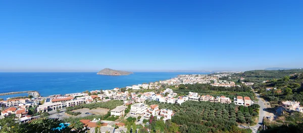 Platanias förhöjda panorama — Stockfoto