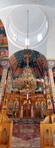 Rethymnon kostela interiér panorama — Stock fotografie