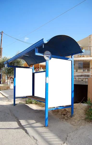 Greek bus stop 02 — Stock Photo, Image