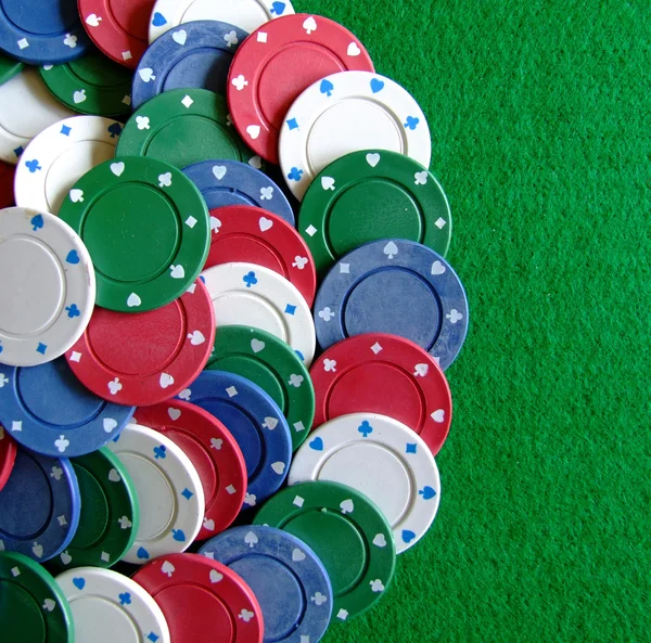 Póker zseton — Stock Fotó