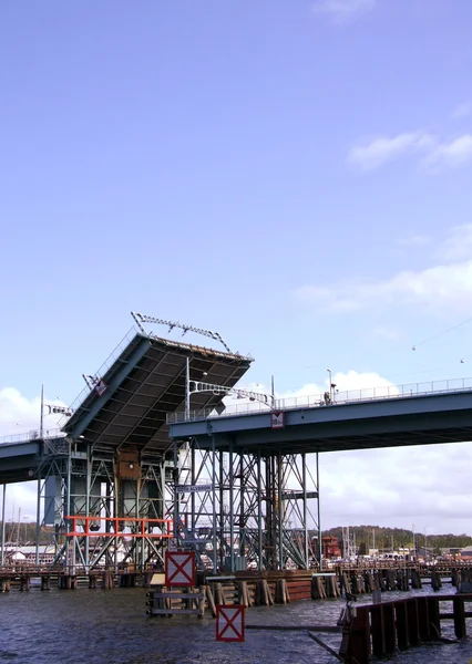 Most zwodzony w Göteborgu — Zdjęcie stockowe