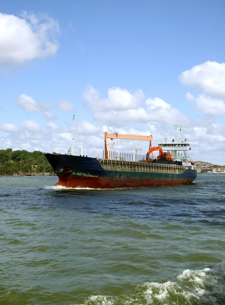 Endüstriyel kargo gemisi — Stok fotoğraf