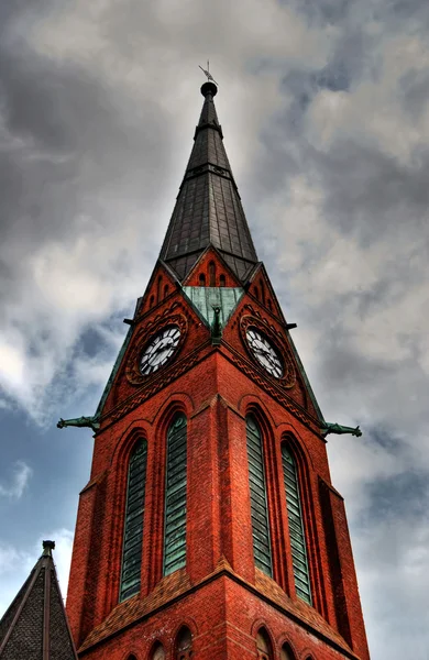 Biserica Spire HDR — Fotografie, imagine de stoc