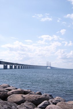 Oresundsbron on the oresund clipart