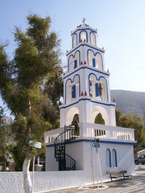 Santorini church 12 clipart