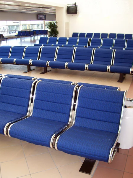 Repülőtéri indulás lounge 01 — Stock Fotó