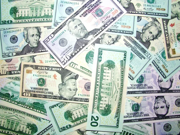 Dolarové bankovky 02 — Stock fotografie