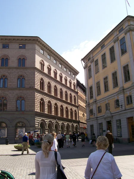 Gamlastan stockholm square 01 — Stockfoto