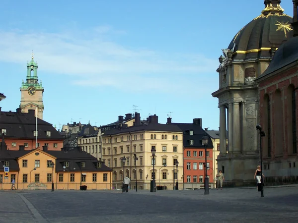 Piazza di Gamlastan Stoccolma — Foto Stock