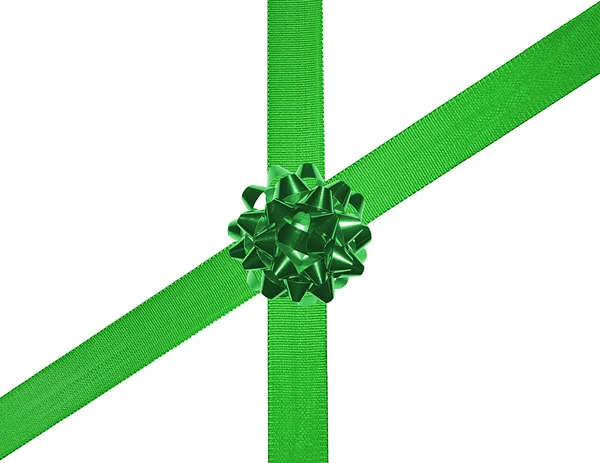 Green ribbons 02 — Stock Photo, Image