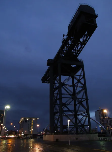 Glasgow dock crane 01 — Stock Photo, Image