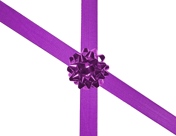Purple ribbons 03 — Stock Photo, Image