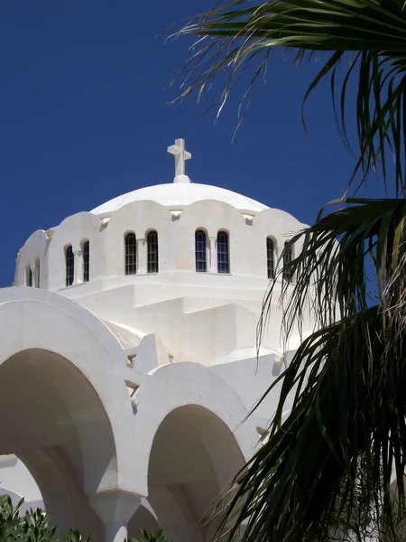 Santorini-Kirche 26 — Stockfoto