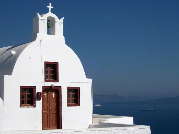 Santorini kyrka 74 — Stockfoto