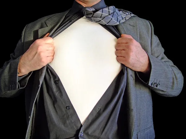 空白のスーパー ヒーロー — ストック写真