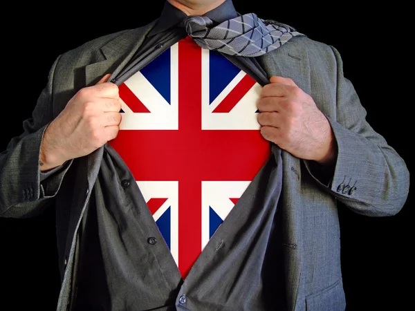 Wielkiej Brytanii superbohatera — Zdjęcie stockowe