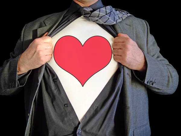 Superhero lover — Stock Photo, Image