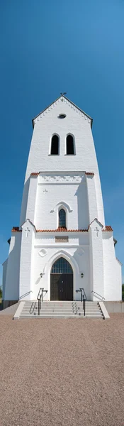 白い教会パノラマ 02 — ストック写真