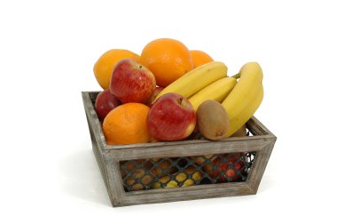 Fruit basket clipart