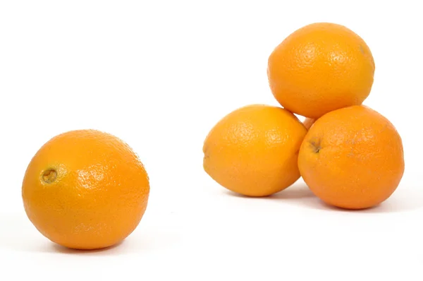 Orange clouseup and pile — Stock Photo, Image