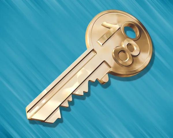 Nyckeln till kammaren — Stockfoto