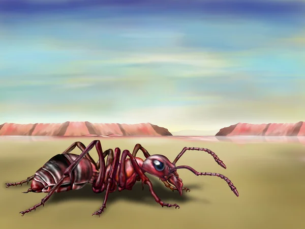 Surrealistyczne mrówka — Zdjęcie stockowe