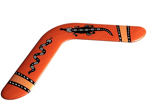 Bumerangue aborígine — Fotografia de Stock