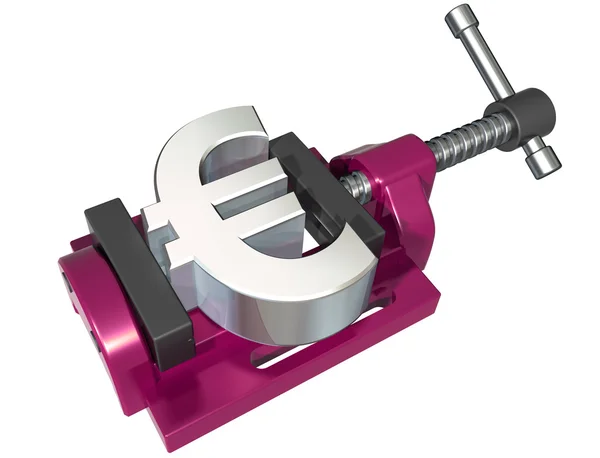 Euro sıkma — Stok fotoğraf