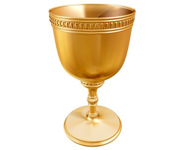 Golden goblet clipart