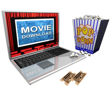 Movie Download clipart
