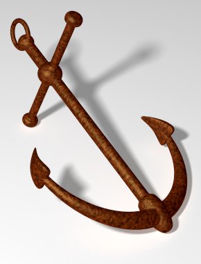 Old anchor clipart