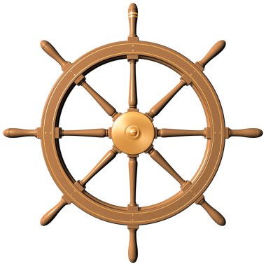 Ship wheel clipart