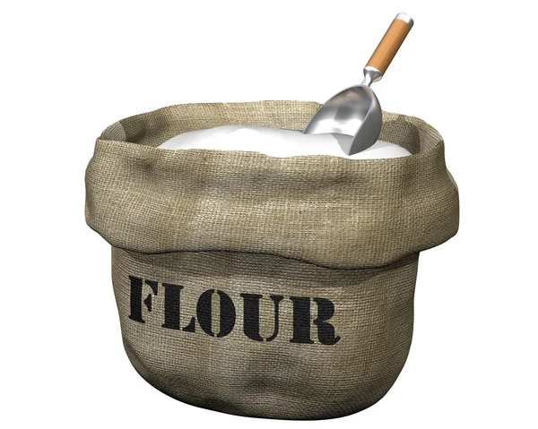 Sack of flour — Stock Photo, Image
