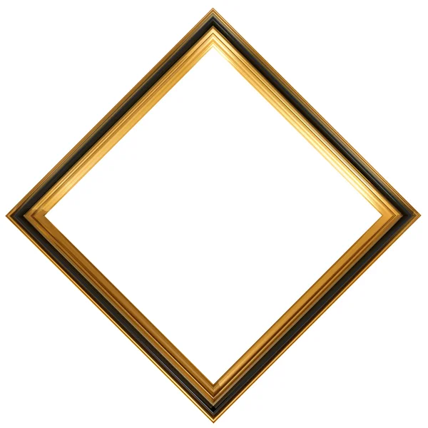 Diamond shaped antique picture frame — Stock Photo, Image