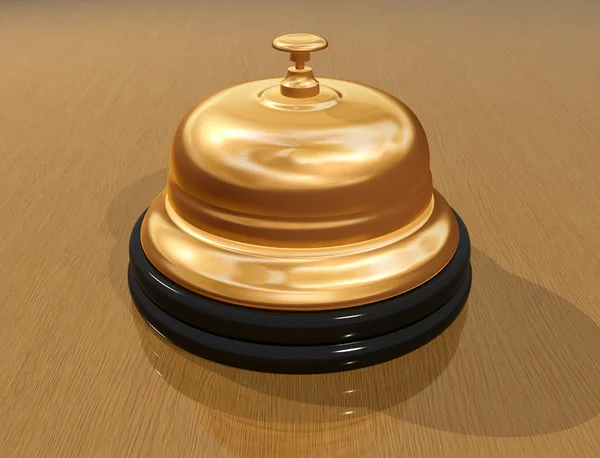 Receptionisten bell — Stockfoto
