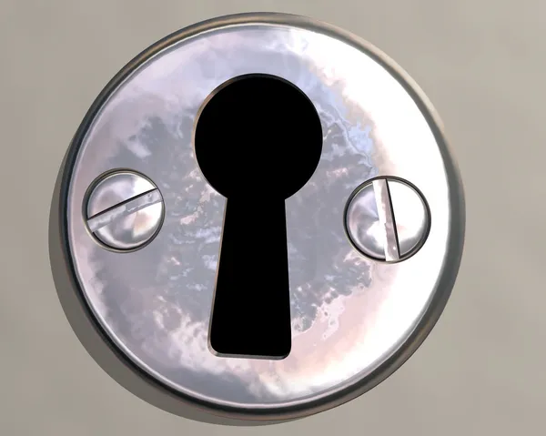 钥匙孔 — 图库照片