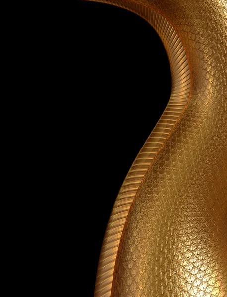Золотой дракон — стоковое фото