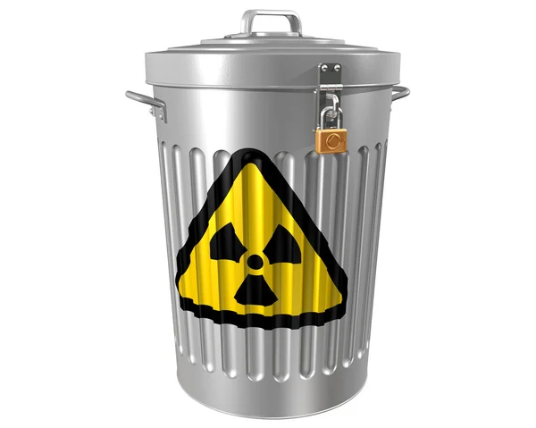 Радиоактивных отходов — стоковое фото