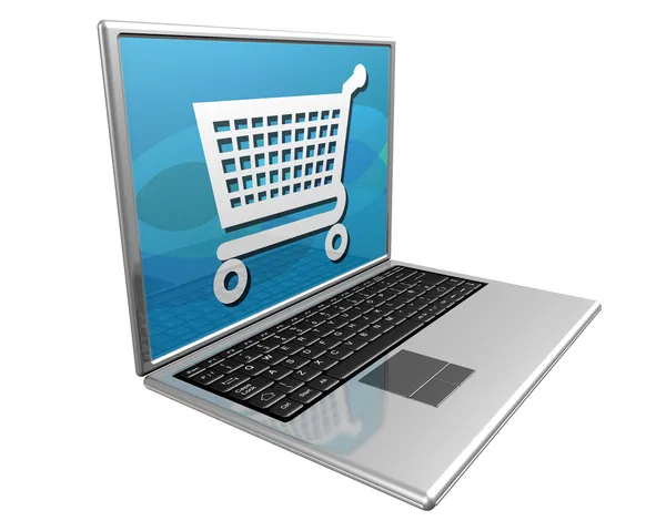 Shopping on the Internet — Stock Photo, Image