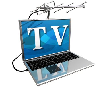 TV on the Internet clipart