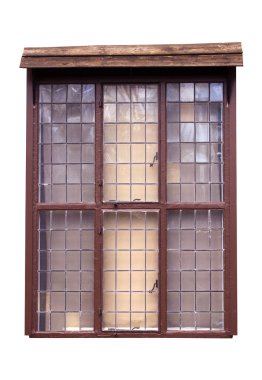 Historical leaded window clipart