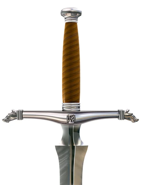 Espada larga normanda ornamentada — Fotografia de Stock