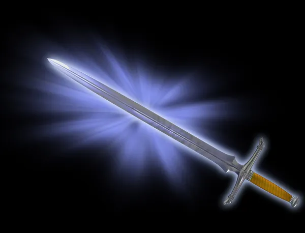 Волшебный меч — стоковое фото