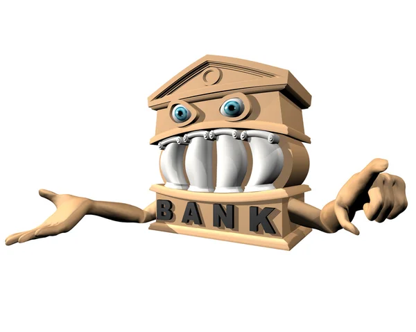 O banco — Fotografia de Stock